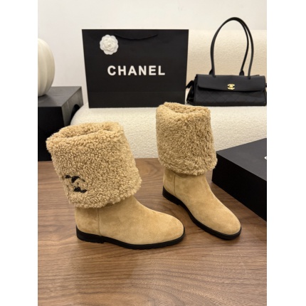 Cheap Chanel Boots For Women in 233119, $155 USD- [IB233119] - Replica Chanel Boots For Women