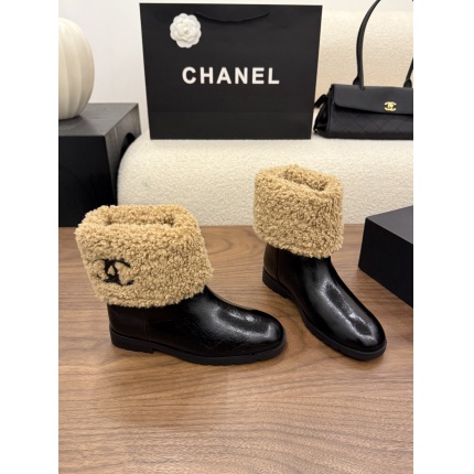 Cheap Chanel Boots For Women in 233120, $130 USD- [IB233120] - Replica Chanel Boots For Women