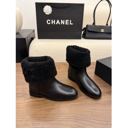 Cheap Chanel Boots For Women in 233121, $130 USD- [IB233121] - Replica Chanel Boots For Women