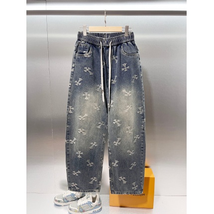 Cheap Chrome Hearts Pants in 233304, $50 USD- [IB233304] - Replica Chrome Hearts Pants
