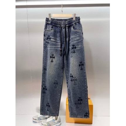 Cheap Chrome Hearts Pants in 233307, $50 USD- [IB233307] - Replica Chrome Hearts Pants
