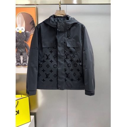 Cheap Louis Vuitton Thin Jackets For Men in 233351, $105 USD- [IB233351] - Replica Louis Vuitton Thin Jackets For Men