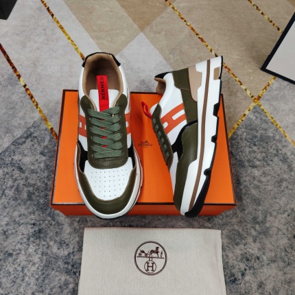 Cheap Hermes Sneakers For Men in 233552, $110 USD- [IB233552] - Replica Hermes Sneakers For Men