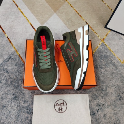Cheap Hermes Sneakers For Men in 233556, $110 USD- [IB233556] - Replica Hermes Sneakers For Men
