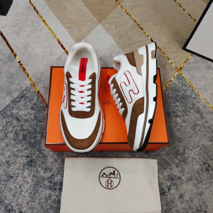 Cheap Hermes Sneakers For Men in 233558, $110 USD- [IB233558] - Replica Hermes Sneakers For Men