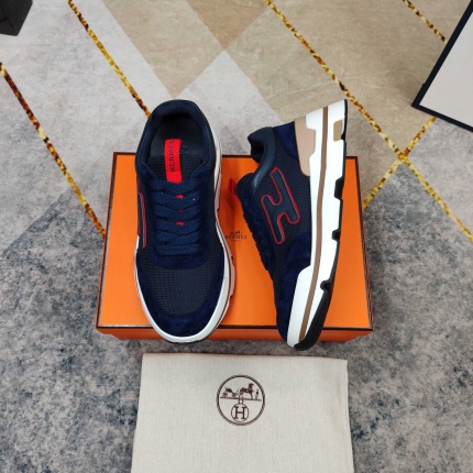 Cheap Hermes Sneakers For Men in 233559, $110 USD- [IB233559] - Replica Hermes Sneakers For Men