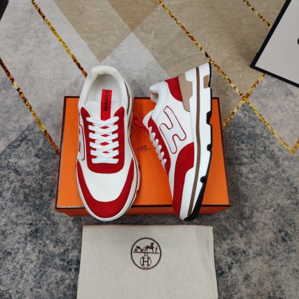 Cheap Hermes Sneakers For Men in 233560, $110 USD- [IB233560] - Replica Hermes Sneakers For Men