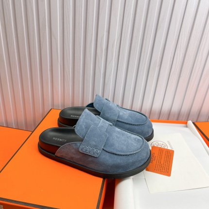 Cheap Hermes Slippers For Men in 233957, $60 USD- [IB233957] - Replica Hermes Slippers For Men