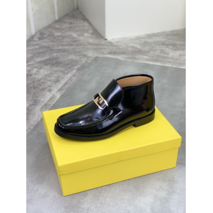 Cheap Fendi Leather shoes For Men in 234361, $105 USD- [IB234361] - Replica Fendi Leather shoes For Men