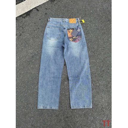 Cheap Louis Vuitton Jeans for Men in 234721, $65 USD- [IB234721] - Replica Louis Vuitton Jeans for Men