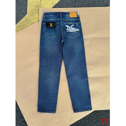 Cheap Louis Vuitton Jeans for Men in 234722, $65 USD- [IB234722] - Replica Louis Vuitton Jeans for Men