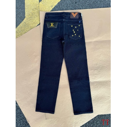 Cheap Louis Vuitton Jeans for Men in 234725, $65 USD- [IB234725] - Replica Louis Vuitton Jeans for Men
