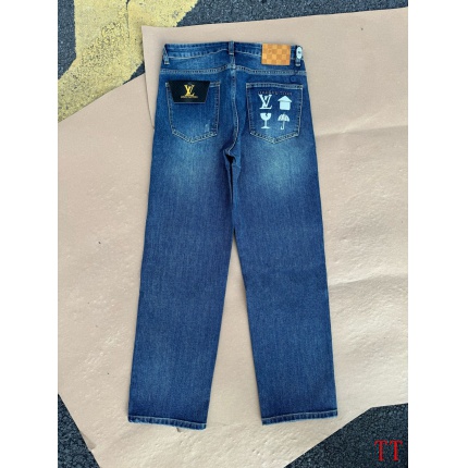Cheap Louis Vuitton Jeans for Men in 234733, $65 USD- [IB234733] - Replica Louis Vuitton Jeans for Men