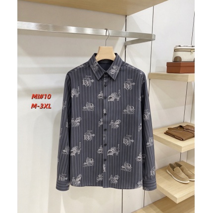Cheap Dior Long Sleeve Polo Shirts for Men in 235042, $40 USD- [IB235042] - Replica Dior Long Sleeve Polo Shirts for Men