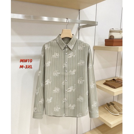 Cheap Dior Long Sleeve Polo Shirts for Men in 235043, $40 USD- [IB235043] - Replica Dior Long Sleeve Polo Shirts for Men