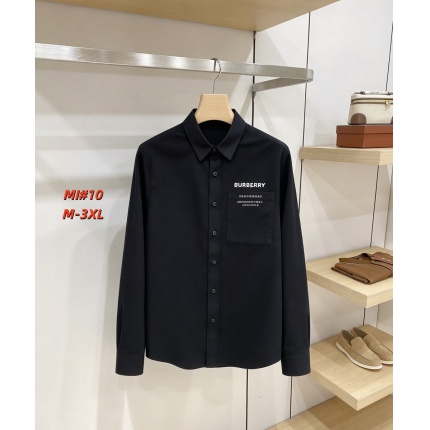 Cheap Burberry Long-Sleeved Polo Shirts for Men in 235047, $40 USD- [IB235047] - Replica Burberry Long-Sleeved Polo Shirts for Men