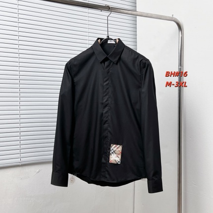 Cheap Burberry Long-Sleeved Polo Shirts for Men in 235553, $60 USD- [IB235553] - Replica Burberry Long-Sleeved Polo Shirts for Men