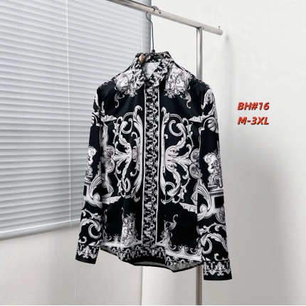 Cheap Versace Long-Sleeved Polo T-Shirts for Men in 235557, $60 USD- [IB235557] - Replica Versace Long-Sleeved Polo T-Shirts for Men