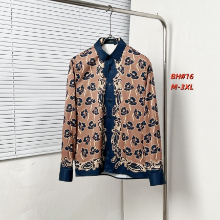 Cheap Versace Long-Sleeved Polo T-Shirts for Men in 235561, $60 USD- [IB235561] - Replica Versace Long-Sleeved Polo T-Shirts for Men