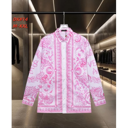 Cheap Versace Long-Sleeved Polo Shirts for Men in 235577, $50 USD- [IB235577] - Replica Versace Long-Sleeved Polo Shirts for Men