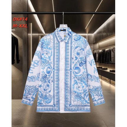 Versace Long-Sleeved Polo Shirts for Men in 235578