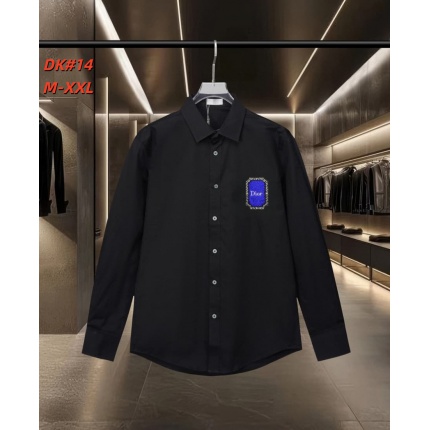 Cheap Dior Long Sleeve Polo Shirts for Men in 235593, $50 USD- [IB235593] - Replica Dior Long Sleeve Polo Shirts for Men