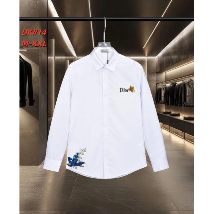 Cheap Dior Long Sleeve Polo Shirts for Men in 235596, $50 USD- [IB235596] - Replica Dior Long Sleeve Polo Shirts for Men