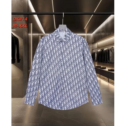 Dior Long Sleeve Polo Shirts for Men in 235597