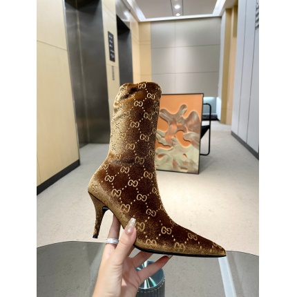 Cheap Gucci Boots For Women in 235697, $110 USD- [IB235697] - Replica Gucci Boots For Women