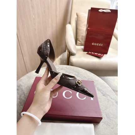 Cheap Gucci Sandals And Pumps For Women in 235718, $85 USD- [IB235718] - Replica Gucci Sandals And Pumps For Women