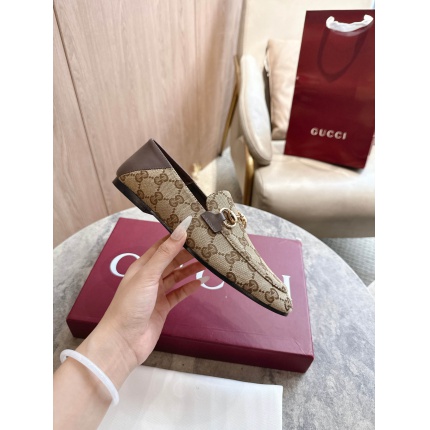 Cheap Gucci Loafers For Women in 235758, $85 USD- [IB235758] - Replica Gucci Loafers For Women