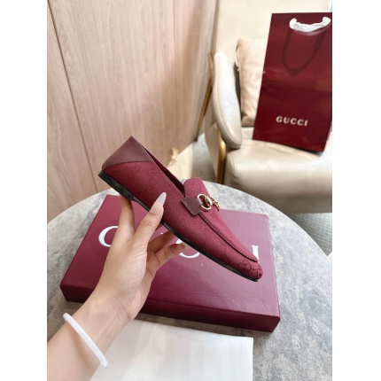 Cheap Gucci Loafers For Women in 235760, $85 USD- [IB235760] - Replica Gucci Loafers For Women