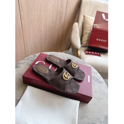 Cheap Gucci Slippers For Women in 235790, $55 USD- [IB235790] - Replica Gucci Slippers For Women