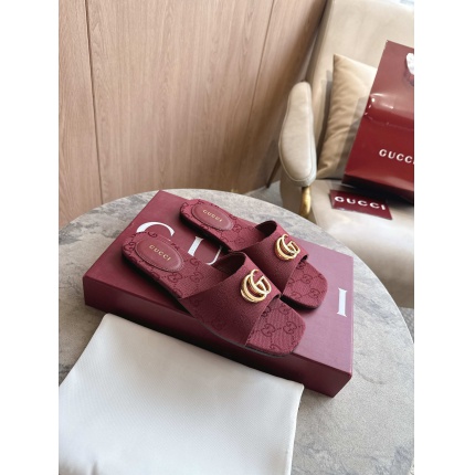 Cheap Gucci Slippers For Women in 235792, $55 USD- [IB235792] - Replica Gucci Slippers For Women