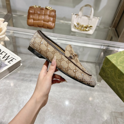 Cheap Gucci Loafers For Women in 235839, $85 USD- [IB235839] - Replica Gucci Loafers For Women