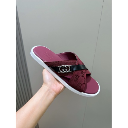 Cheap Gucci Slippers For Men in 236050, $55 USD- [IB236050] - Replica Gucci Slippers For Men