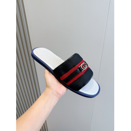 Cheap Gucci Slippers For Men in 236054, $55 USD- [IB236054] - Replica Gucci Slippers For Men