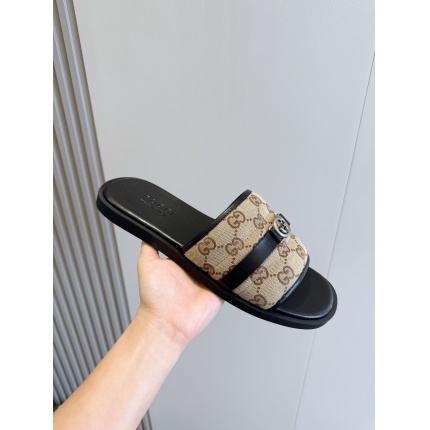 Cheap Gucci Slippers For Men in 236064, $55 USD- [IB236064] - Replica Gucci Slippers For Men