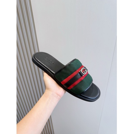 Cheap Gucci Slippers For Men in 236065, $55 USD- [IB236065] - Replica Gucci Slippers For Men