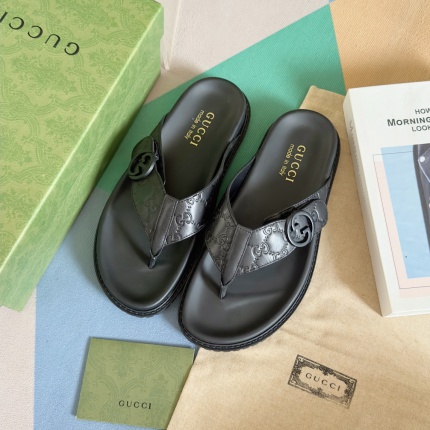 Cheap Gucci Slippers For Men in 236077, $60 USD- [IB236077] - Replica Gucci Slippers For Men