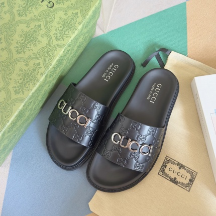 Cheap Gucci Slippers For Men in 236083, $60 USD- [IB236083] - Replica Gucci Slippers For Men