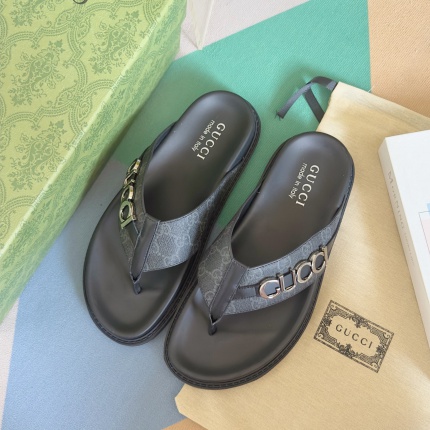 Cheap Gucci Slippers For Men in 236086, $60 USD- [IB236086] - Replica Gucci Slippers For Men