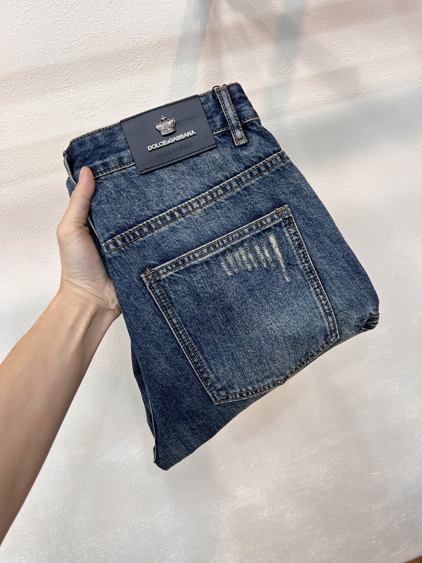 Cheap DG Jeans for Men in 228721, $90 USD- [IB228721] - Replica DG Jeans for Men