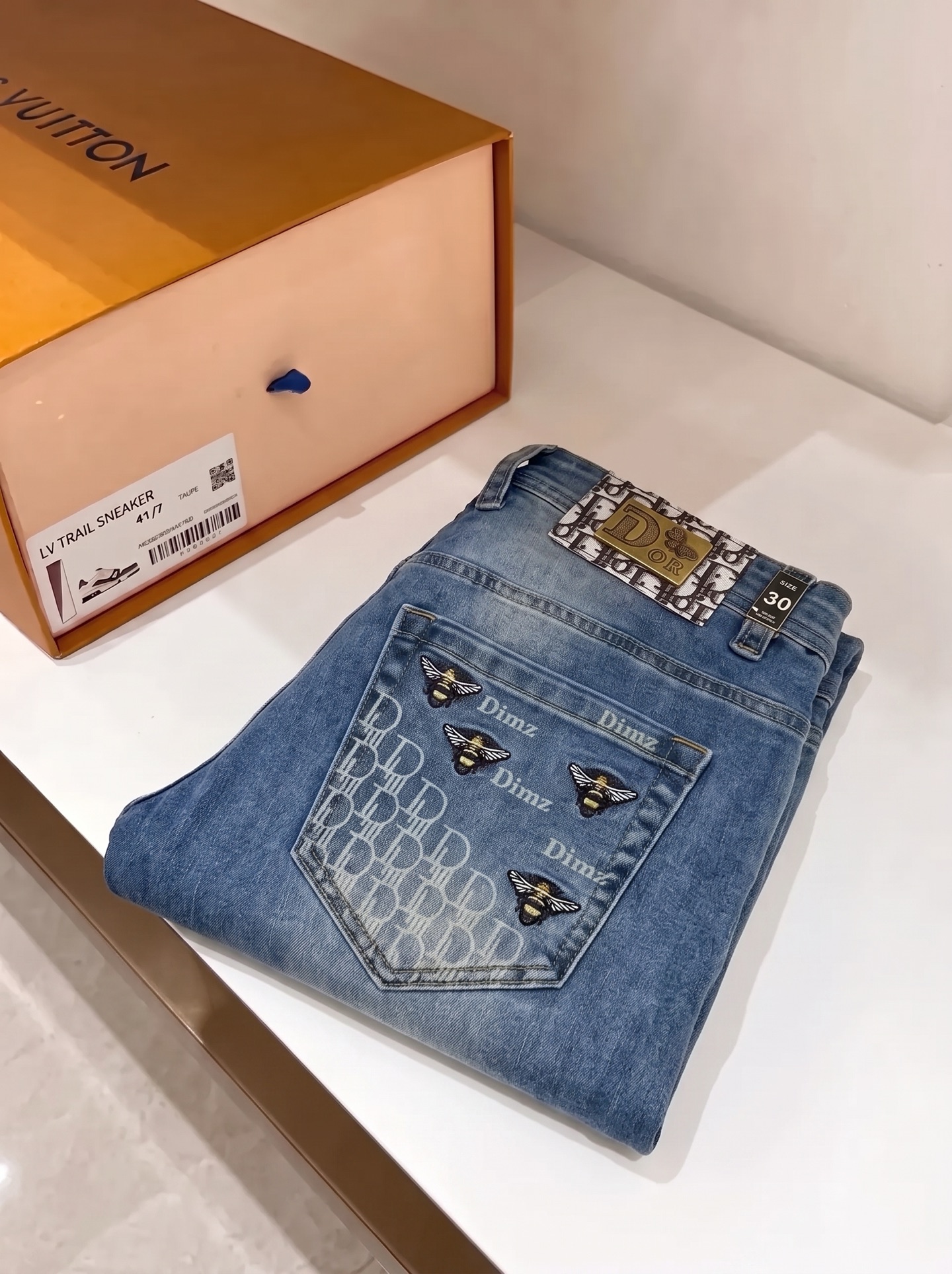 Cheap Dior Jeans for Men in 228734, $50 USD- [IB228734] - Replica Dior Jeans for Men