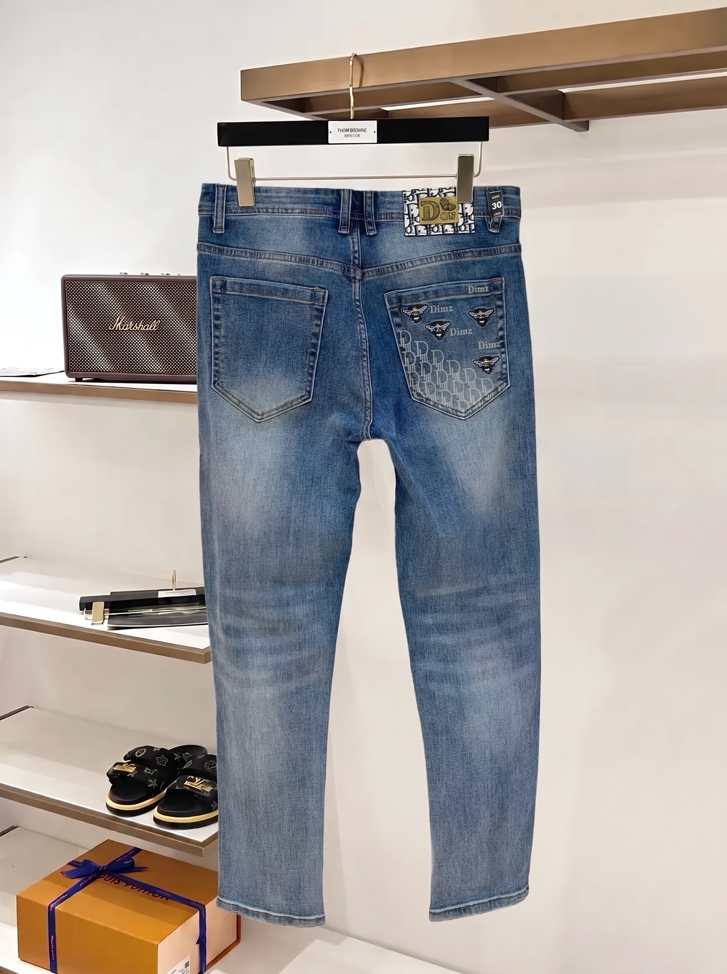 Cheap Dior Jeans for Men in 228734, $50 USD- [IB228734] - Replica Dior Jeans for Men