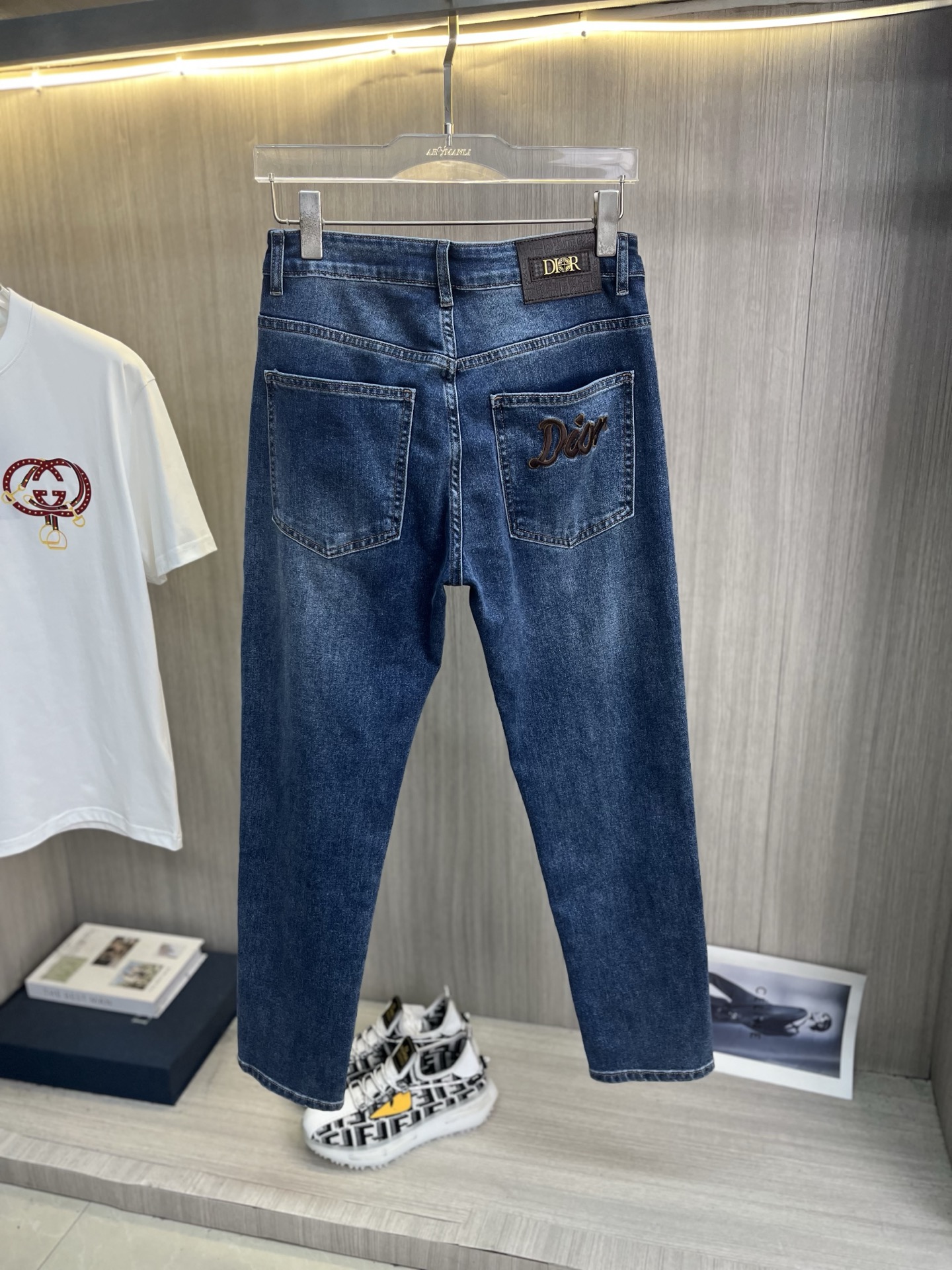 Cheap Dior Jeans for Men in 228737, $75 USD- [IB228737] - Replica Dior Jeans for Men