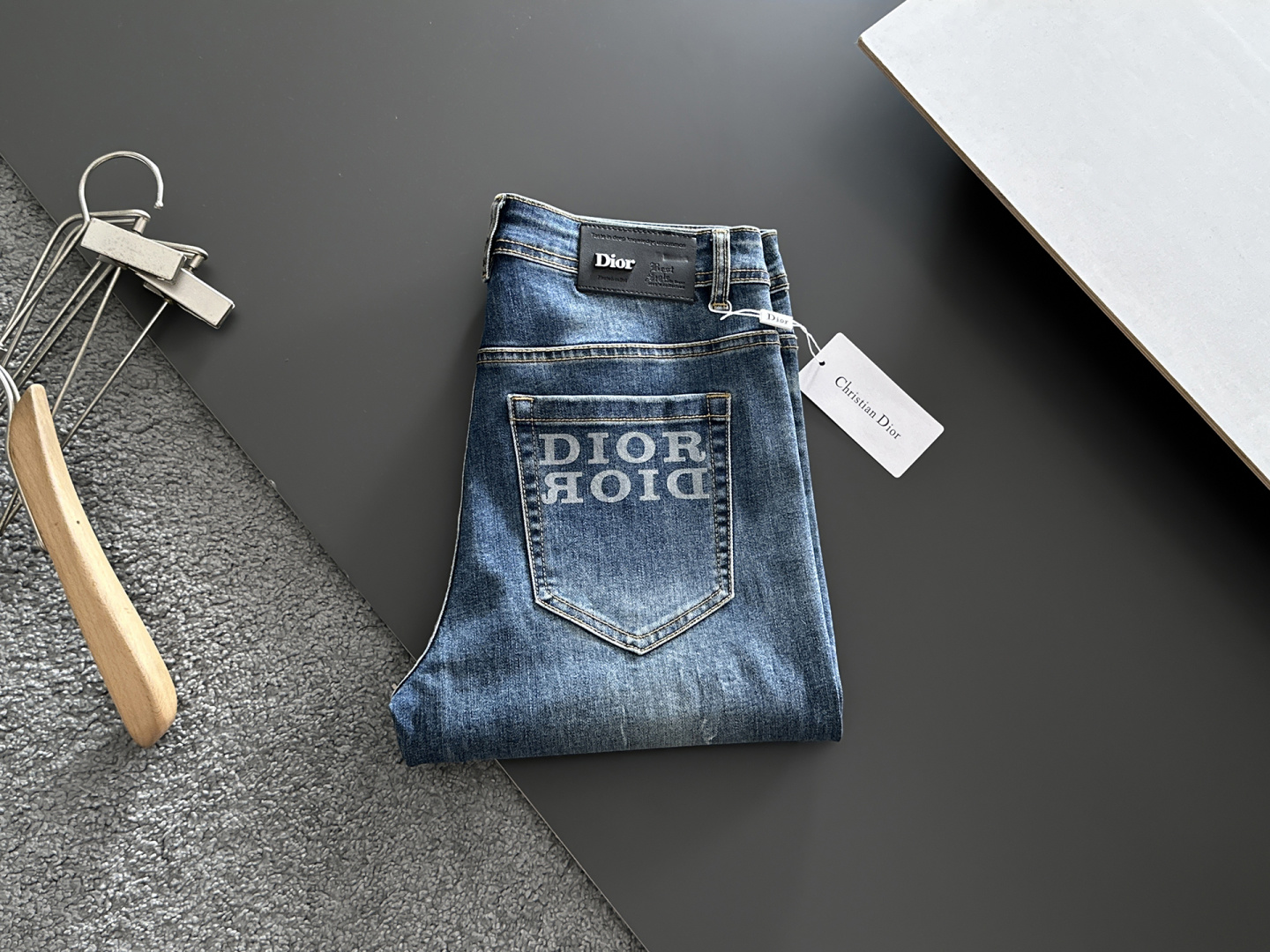 Cheap Dior Jeans for Men in 228738, $80 USD- [IB228738] - Replica Dior Jeans for Men
