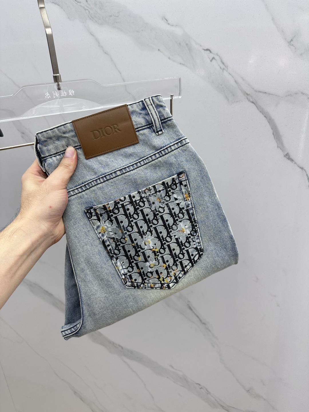 Cheap Dior Jeans for Men in 228741, $85 USD- [IB228741] - Replica Dior Jeans for Men