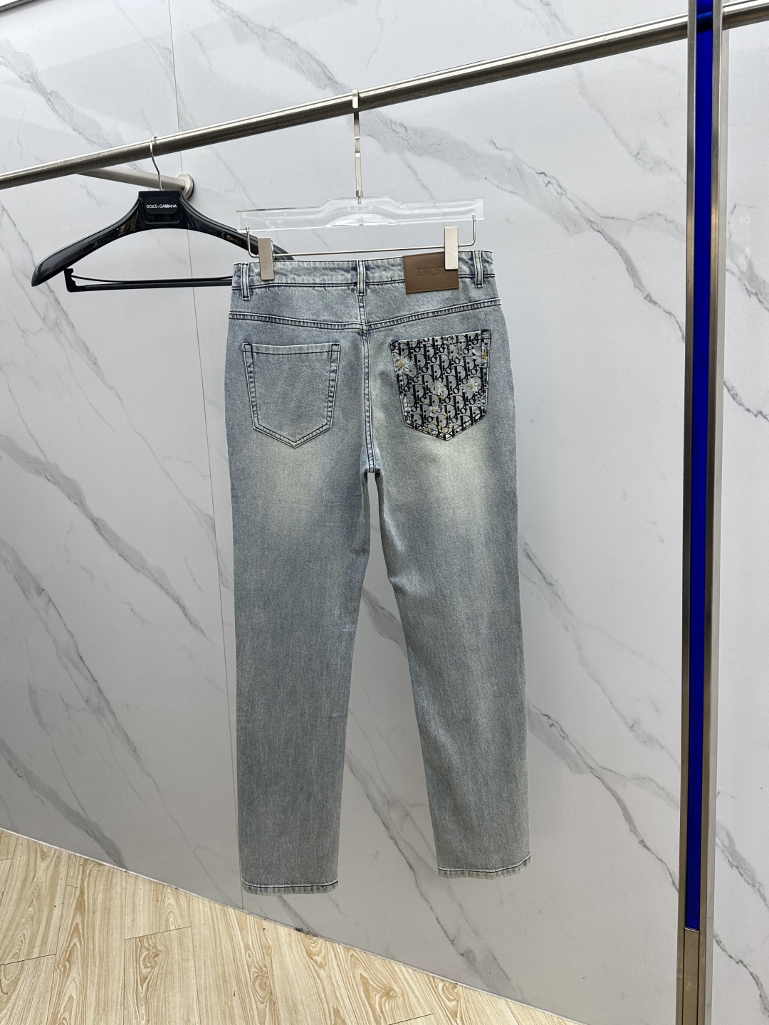 Cheap Dior Jeans for Men in 228741, $85 USD- [IB228741] - Replica Dior Jeans for Men