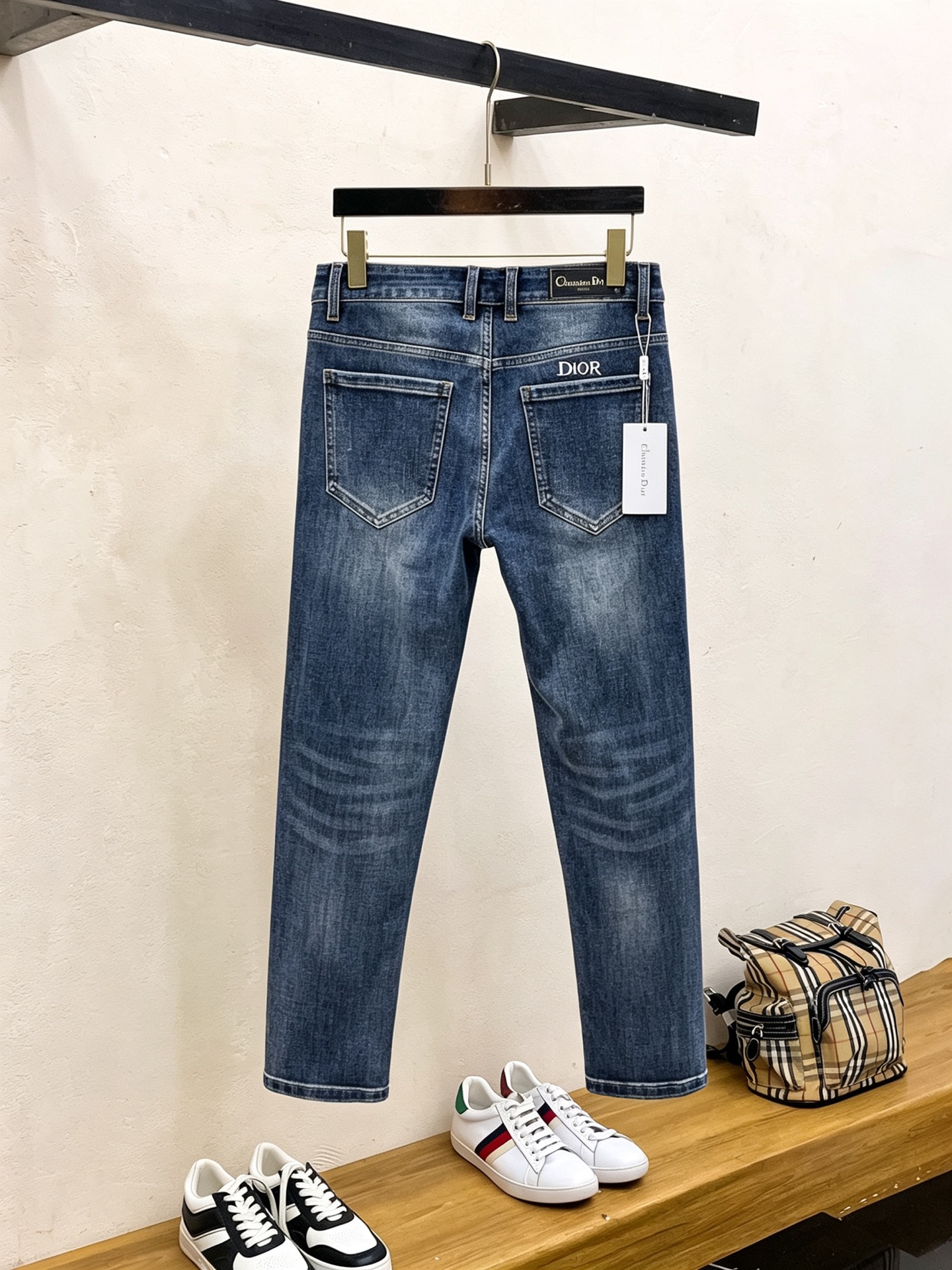 Cheap Dior Jeans for Men in 228744, $80 USD- [IB228744] - Replica Dior Jeans for Men